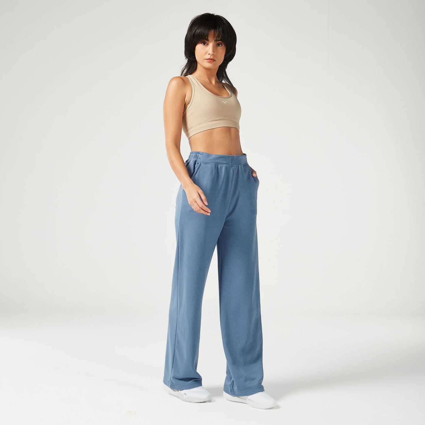 Essential Straight Leg Joggers - Coronet Blue