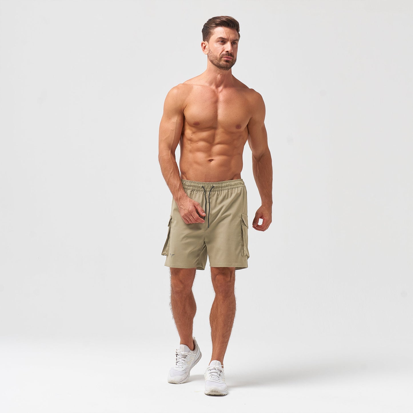 squatwolf-gym-wear-code-2-in-1-cargo-shorts-green-workout-shorts-for-men