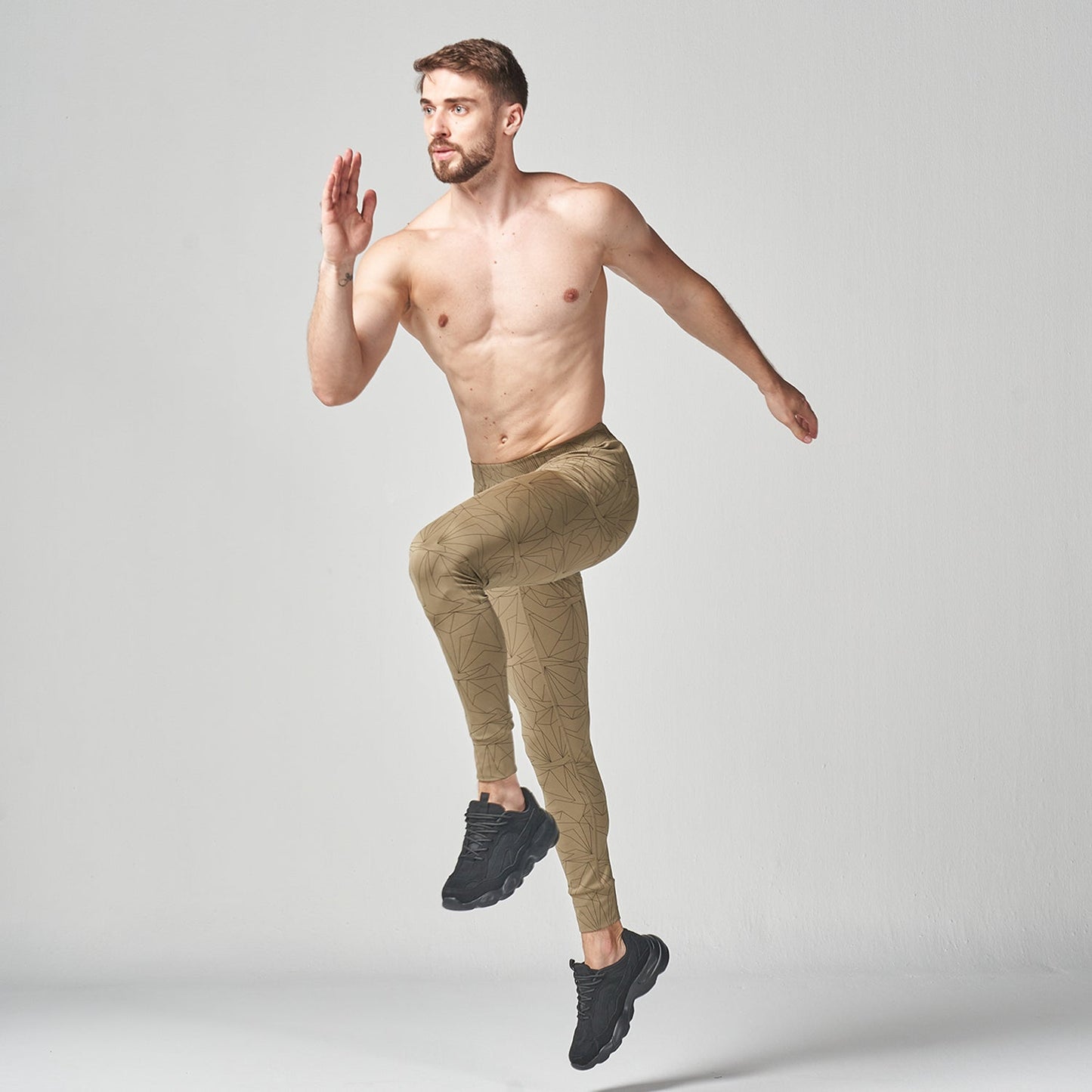 squatwolf-gym-wear-lab360-printed-impact-tights-green-workout-tights-for-men