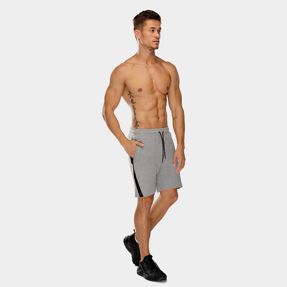 squatwolf-short-for-men-warrior-panel-shorts-grey-workout-gym-wear