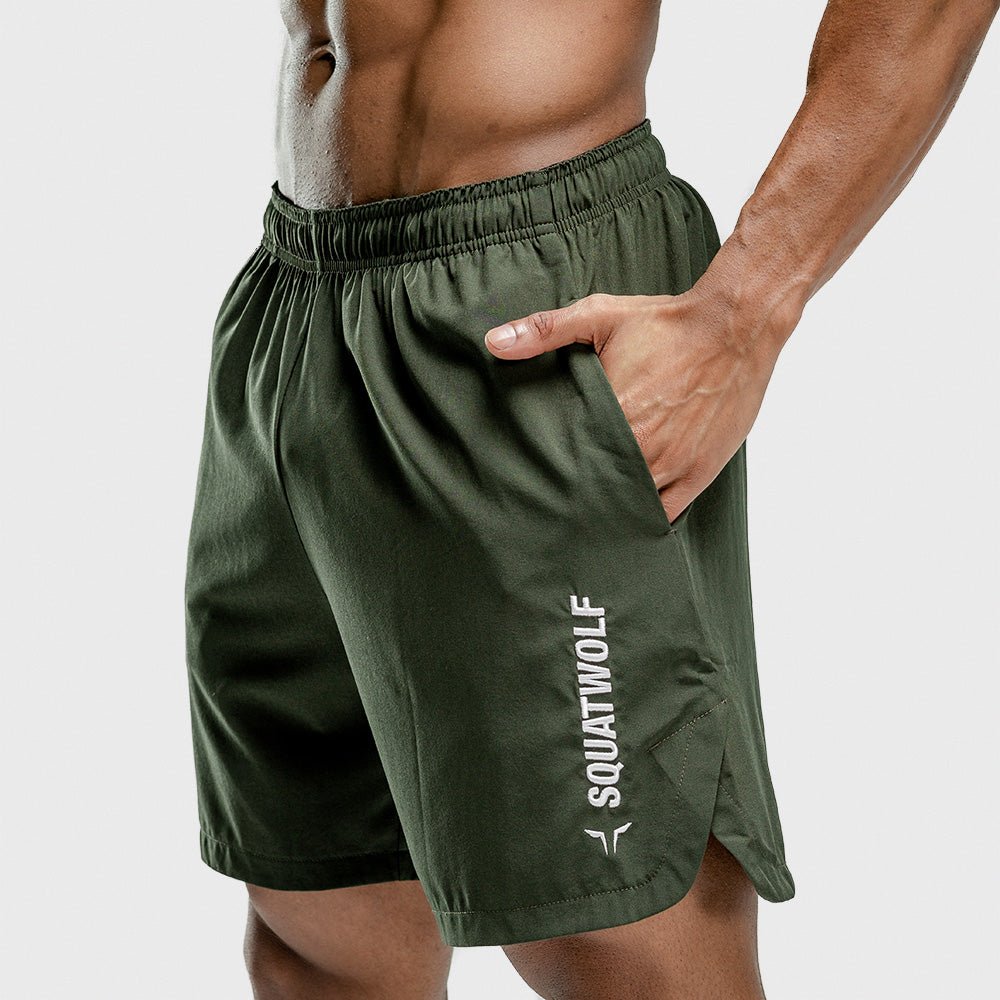 squatwolf-workout-short-for-men-warrior-shorts-olive-gym-wear