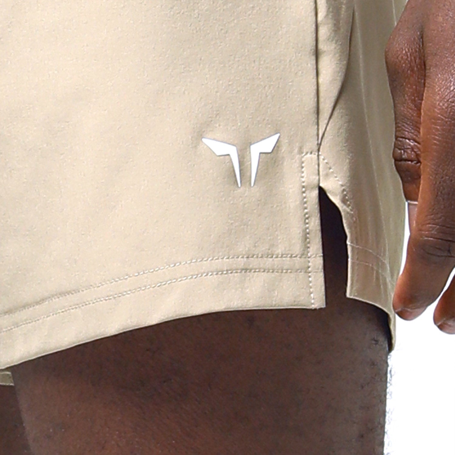squatwolf-gym-wear-essential-gym-5-inch-shorts-sand-workout-short-for-men