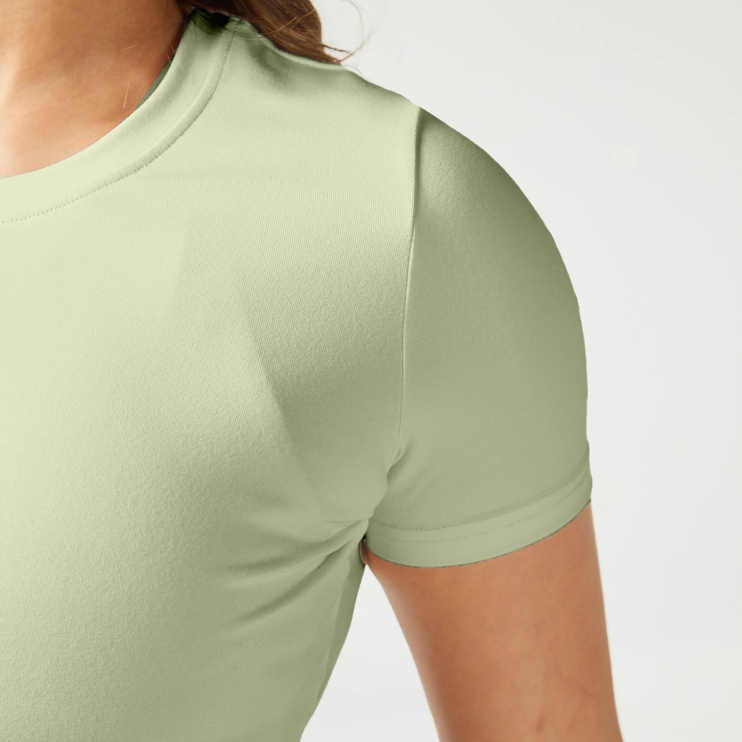 Essential Cropped T-shirt - Desert Sage