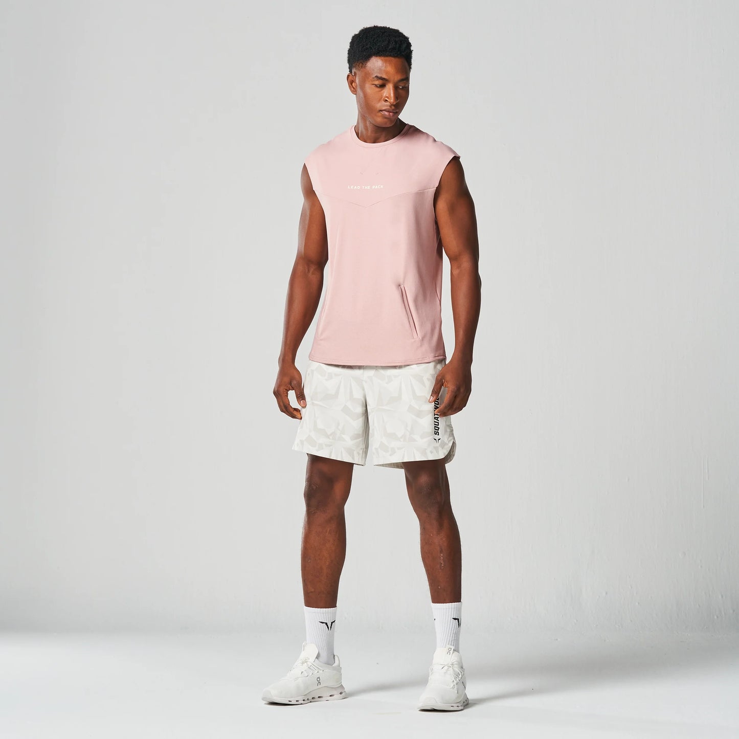 Statement Dropped Shoulder Top 2.0 - Pale Mauve Marl