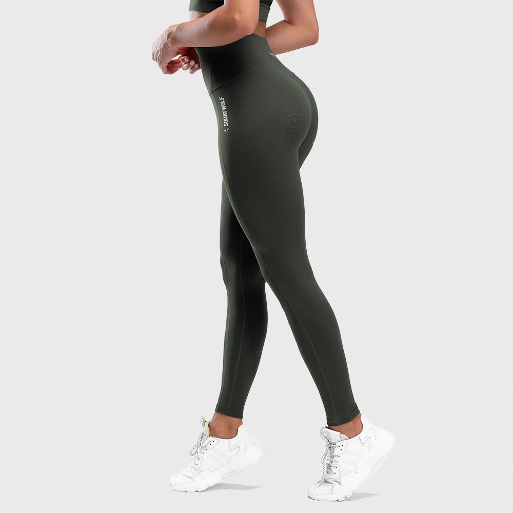 squatwolf-gym-leggings-for-women-high-waisted-leggings-olive-workout-clothes