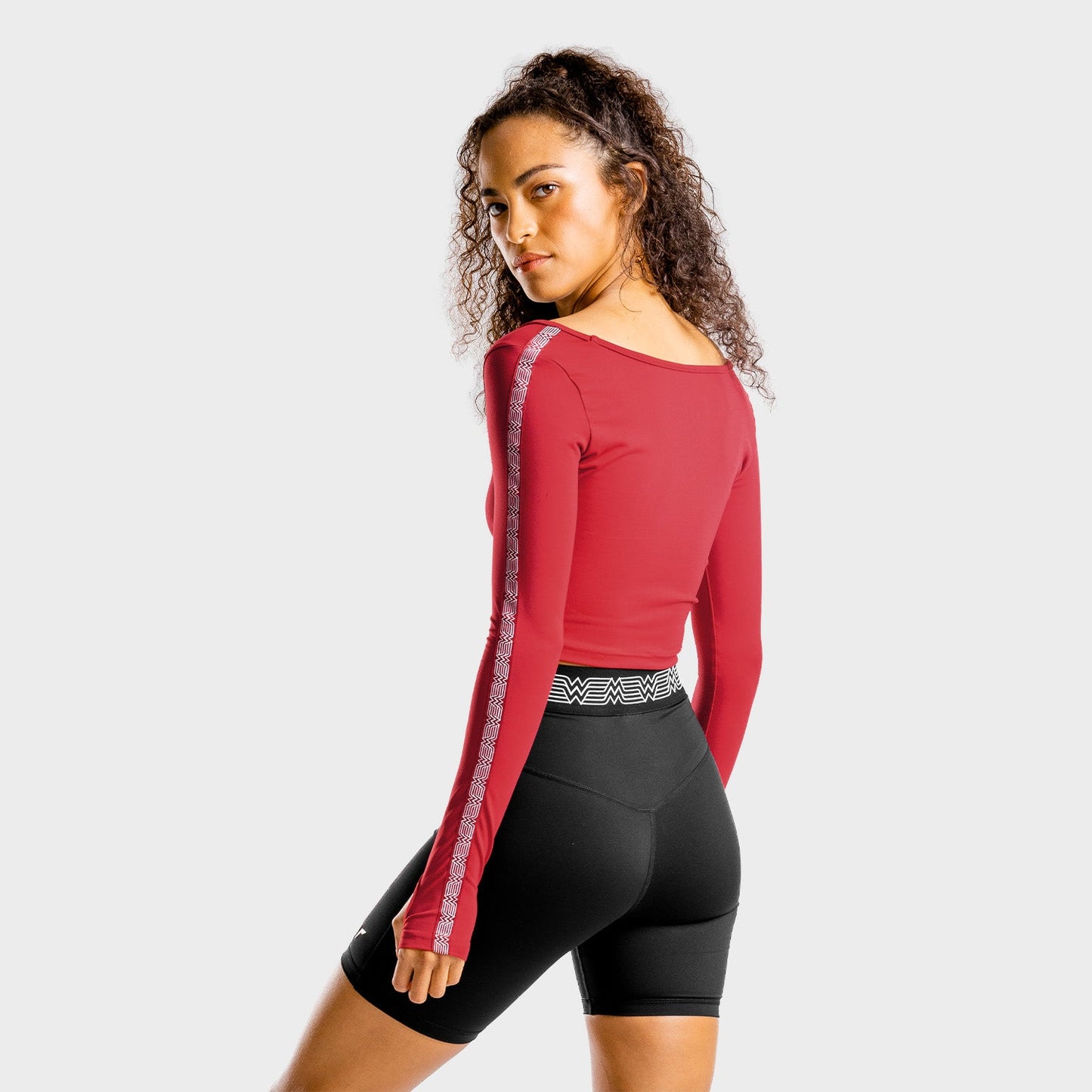 squatwolf-gym-t-shirts-for-women-wonder-woman-crop-top-ruby-red-workout-clothes
