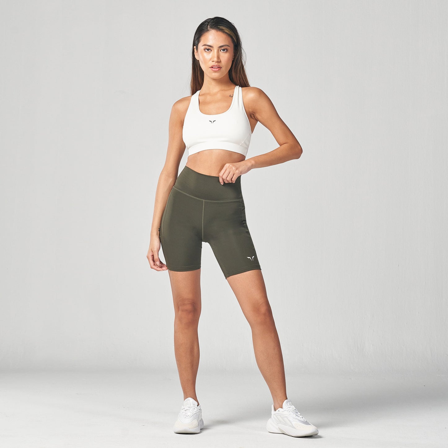 squatwolf-workout-clothes-essential-7-cycling-short-khaki-gym-shorts-for-women