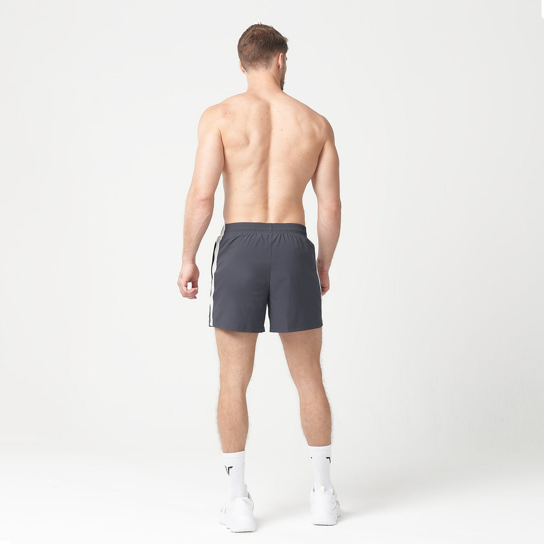 squatwolf-gym-wear-lab360-5-inch-superstretch shorts-grey-workout-short-for-men