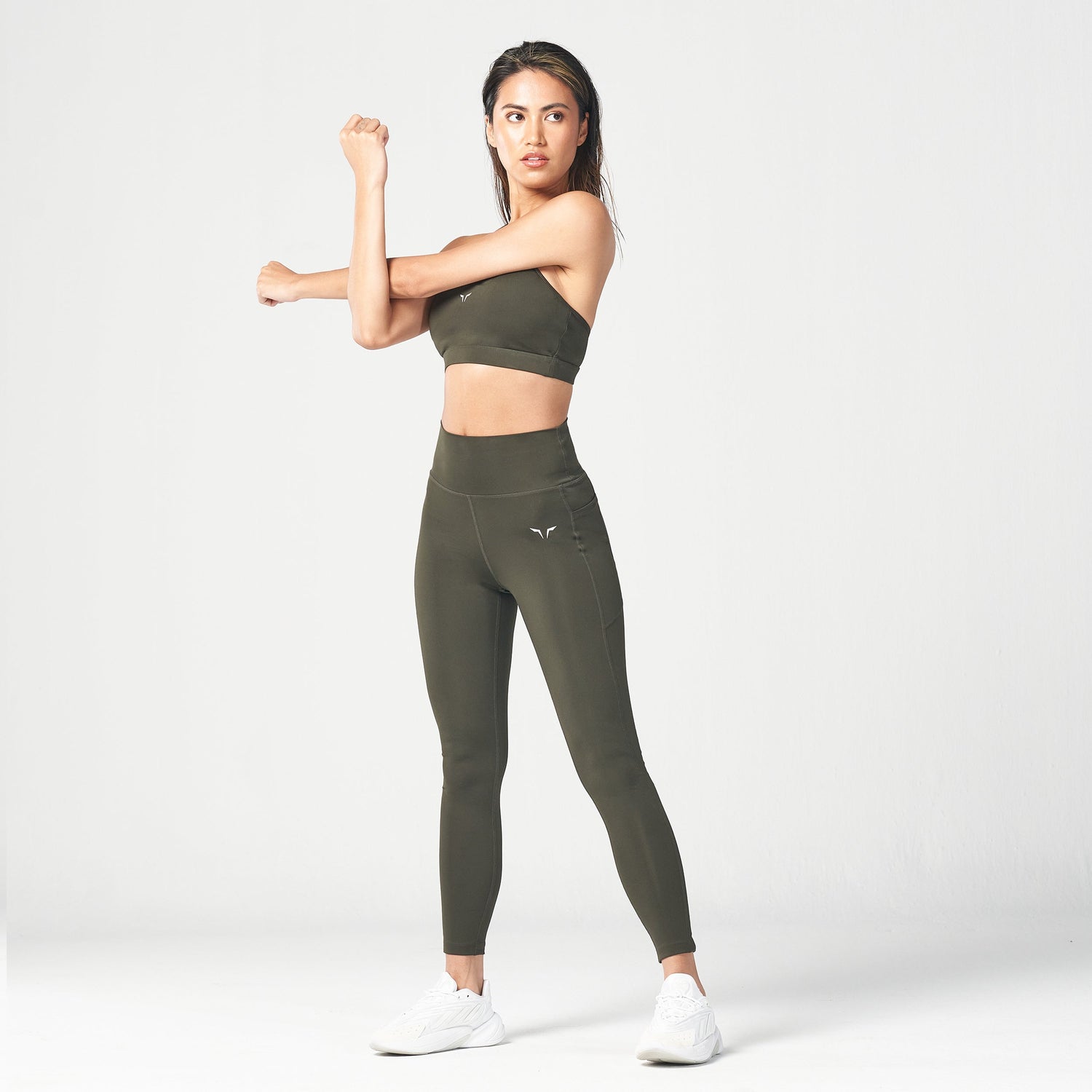 squatwolf-workout-clothes-essential-low-impact-bra-khaki-sports-bra-for-gym