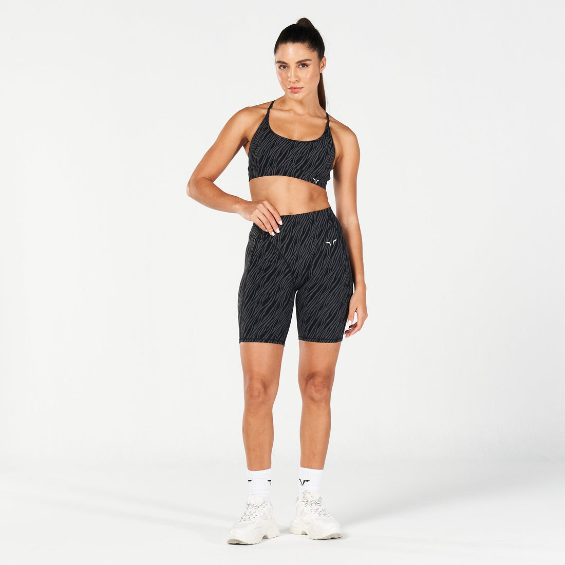 squatwolf-workout-clothes-core-wild-print-biker-shorts-black-gym-shorts-for-women