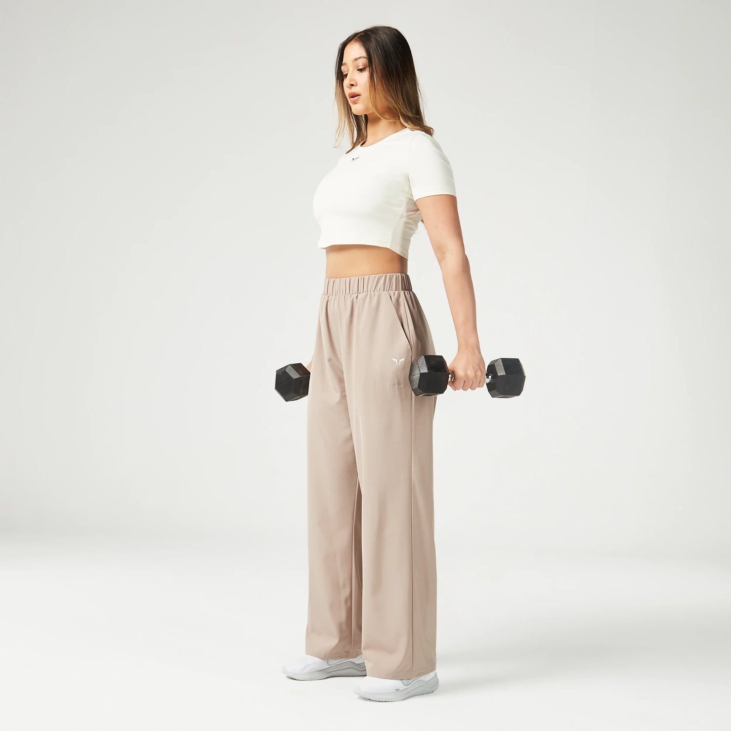 Essential Cropped T-shirt - Pearl White