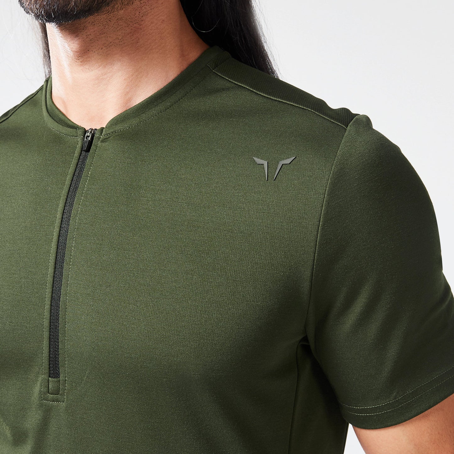 Code Zipped Urban T-shirt - Kombu Green