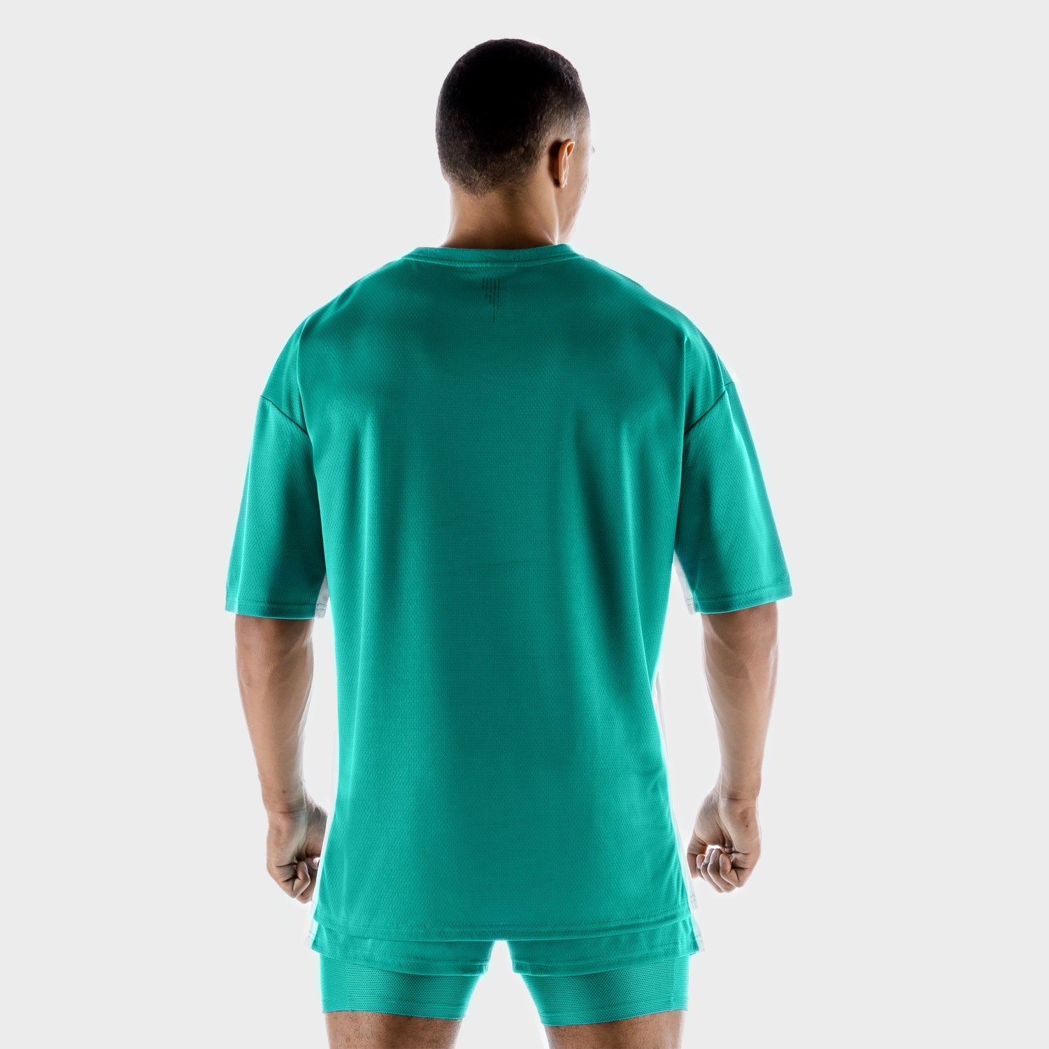 squatwolf-gym-wear-hybrid-2-0-oversize-tee-blue-workout-shirts-for-men