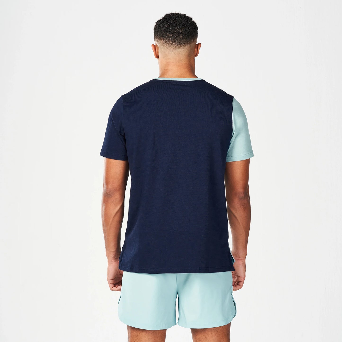 Split Logo T-shirt - Canal Blue