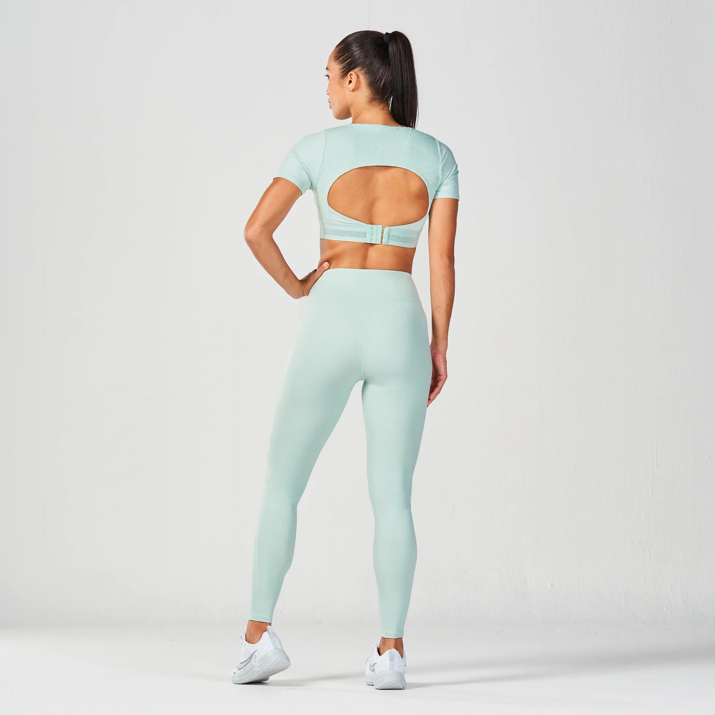 Untamed Panel Leggings 27" - Surf Spray