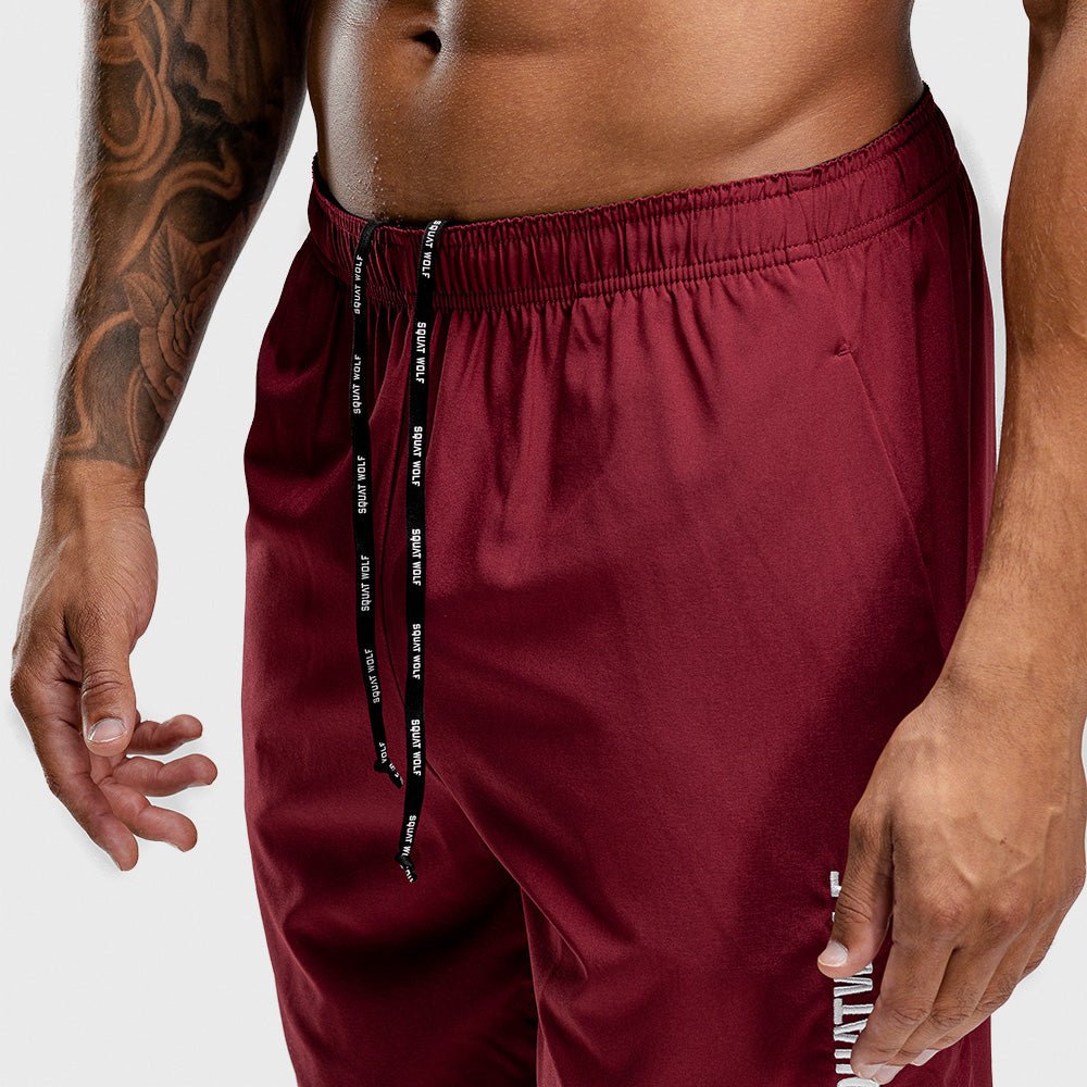 squatwolf-workout-short-for-men-warrior-shorts-maroon-gym-wear