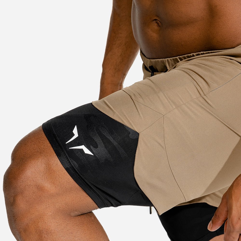 squatwolf-workout-short-for-men-2-in-1-taupe-shorts-gym-wear