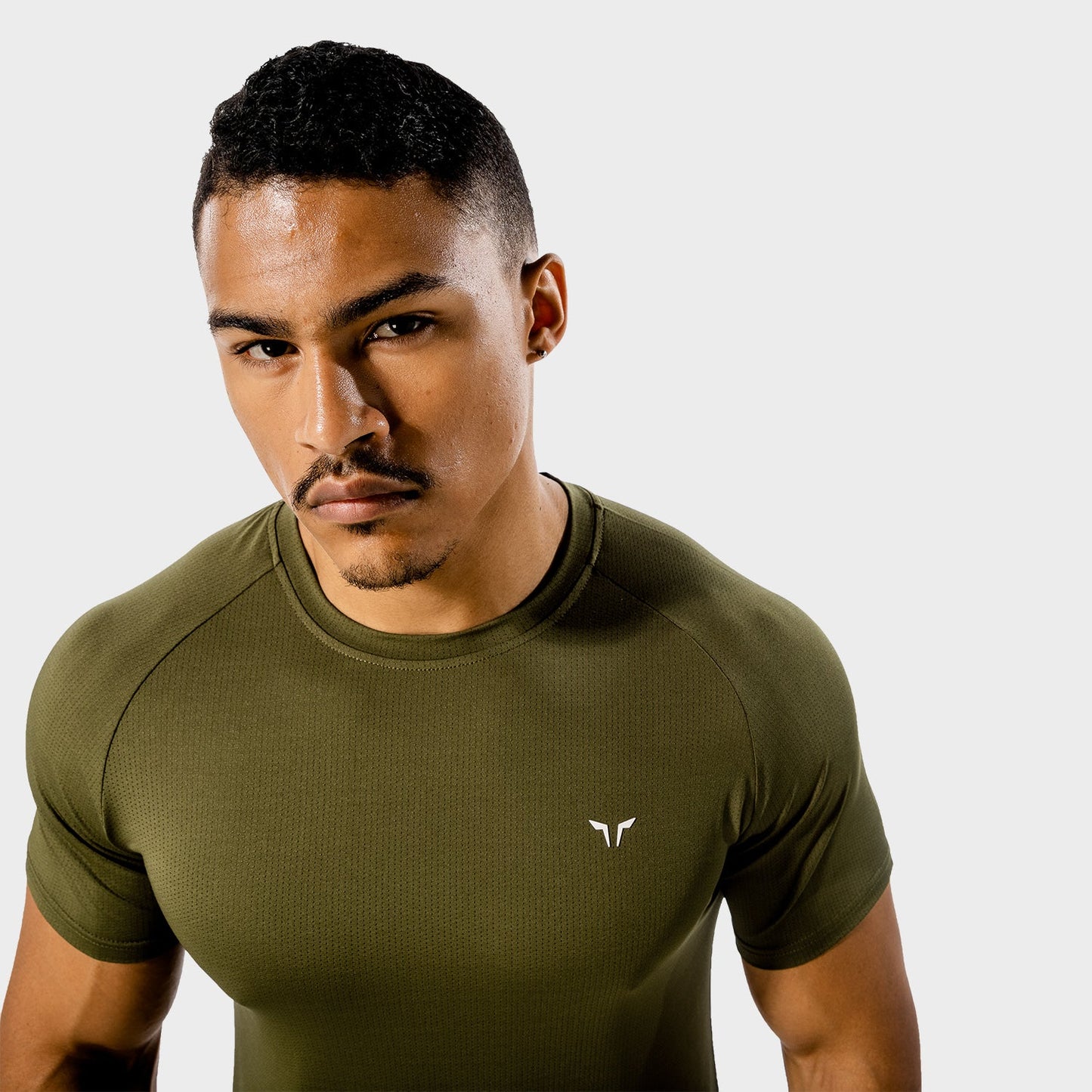 squatwolf-gym-wear-core-mesh-tee-khaki-workout-shirts-for-men