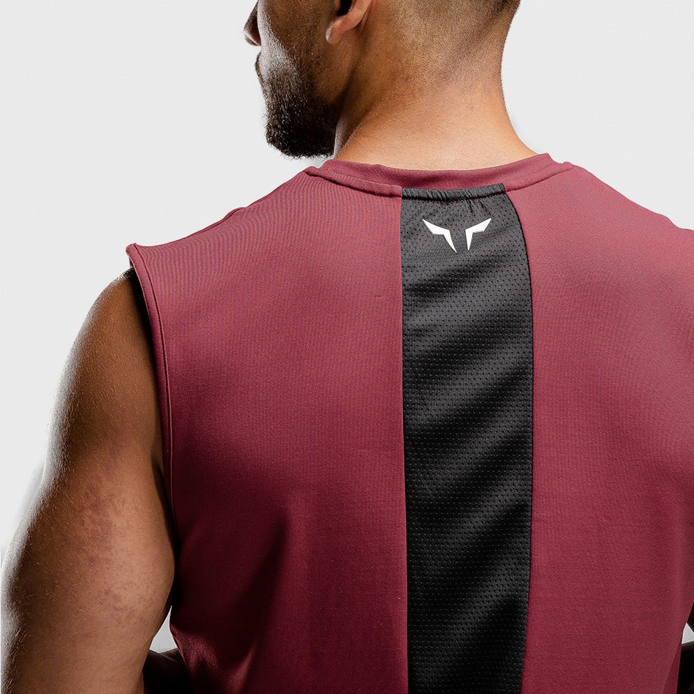 squatwolf-workout-tank-tops-for-men-warrior-tank-maroon-gym-wear