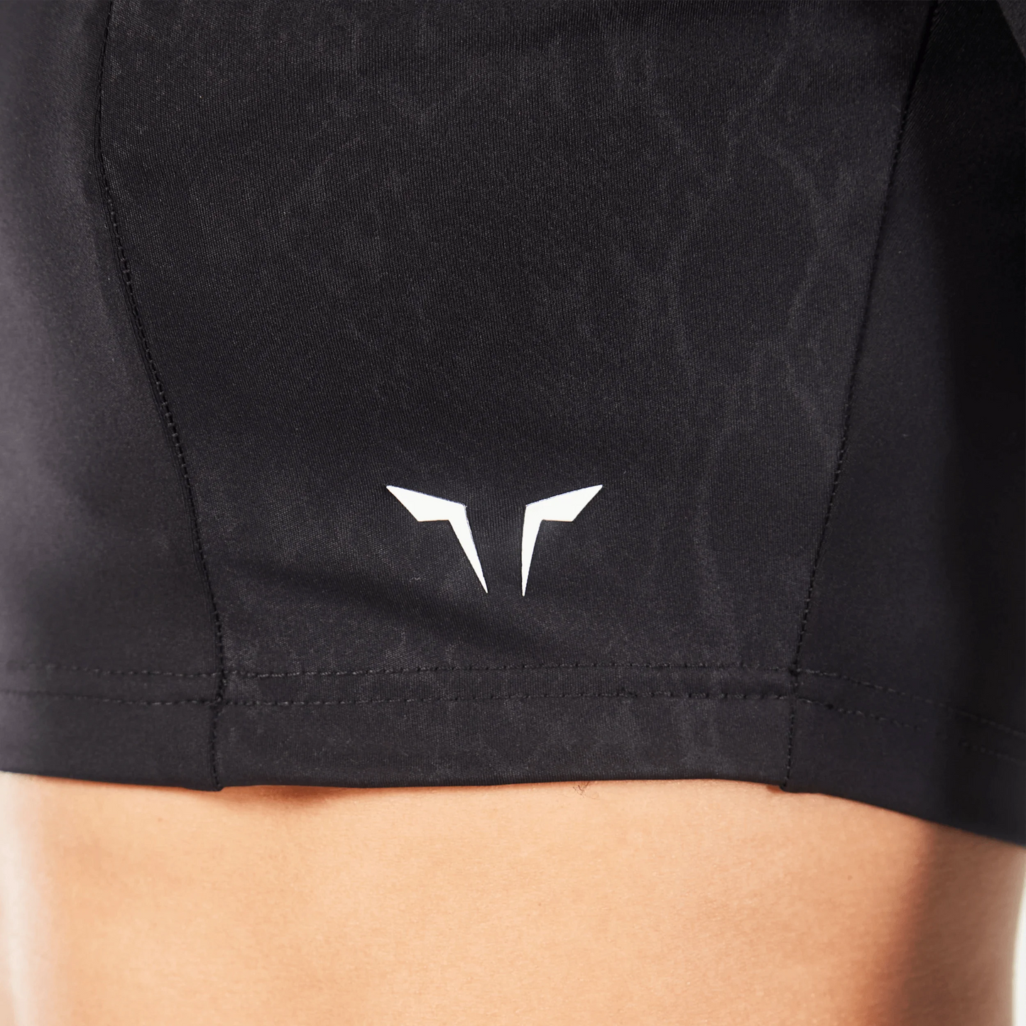 squatwolf-workout-clothes-qtr-zip-serpent-top-black-gym-t-shirts-for-women