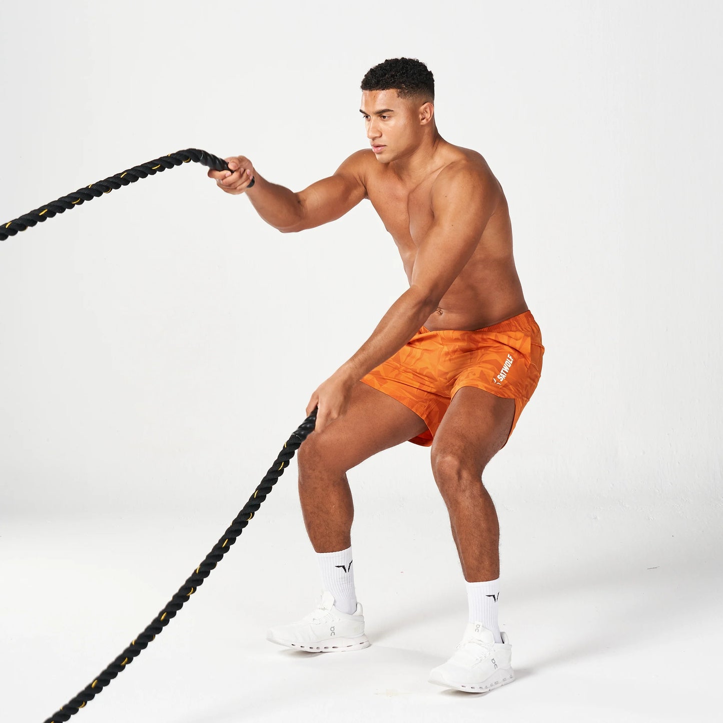 Warrior 5" Shorts 2.0 - Persimmon Orange Dot Camo