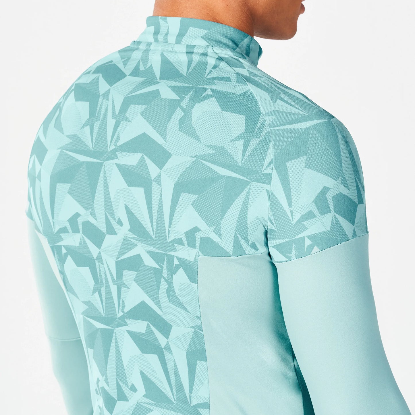 بلوزة إيفولف 2.0 للركض - طبعة ازرق فاتح