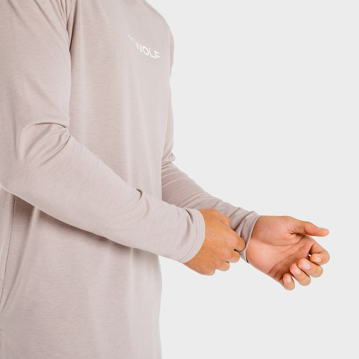 squatwolf-workout-shirts-for-men-primal-long-sleeve-tee-greige-gym-wear