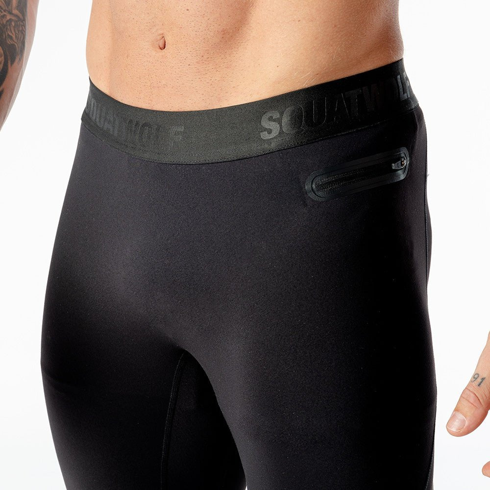 squatwolf-gym-wear-warrior-tights-3/4-black-workout-leggings-for-men