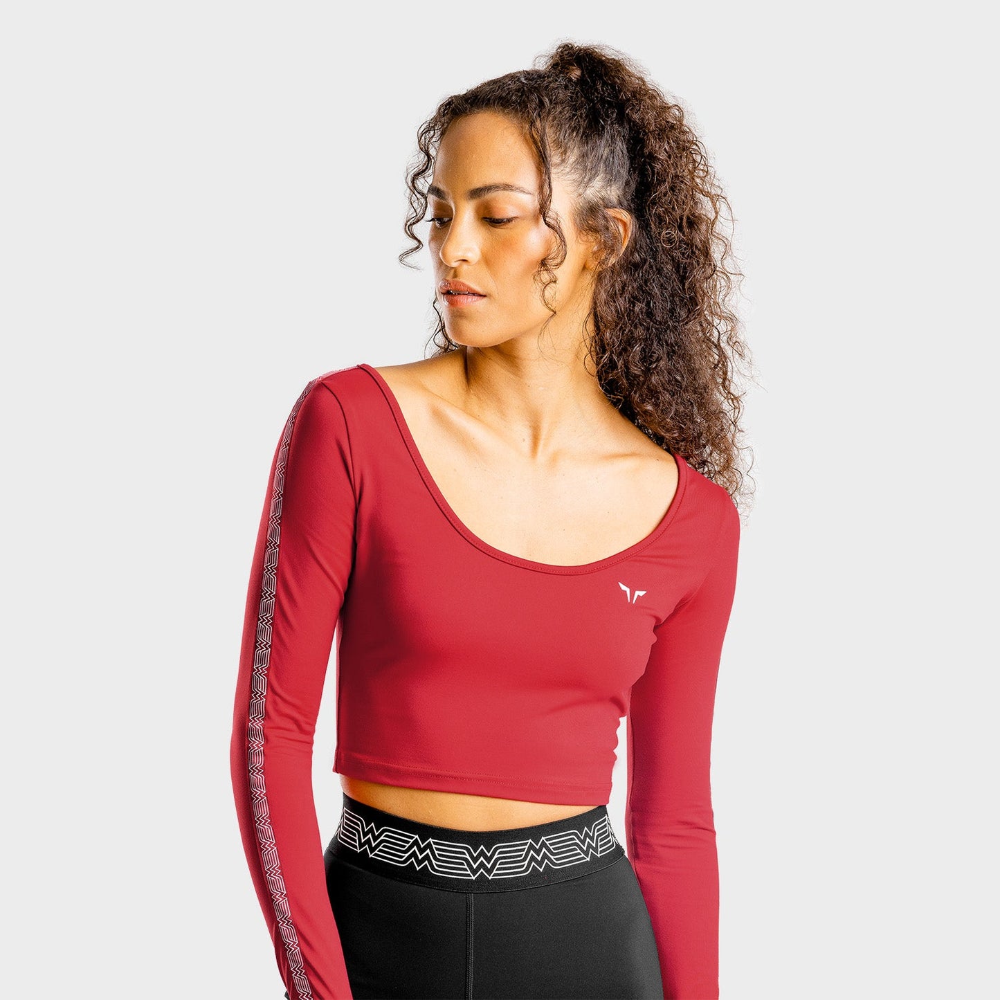 squatwolf-gym-t-shirts-for-women-wonder-woman-crop-top-ruby-red-workout-clothes