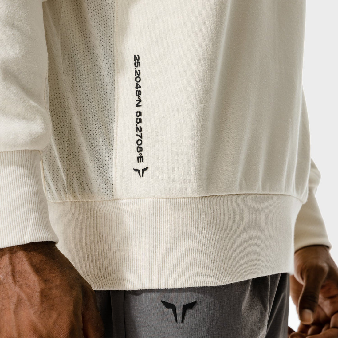 squatwolf-workout-sweatshirts-code-urban-sweatshirt-ecru-marl-gym-clothes-for-men