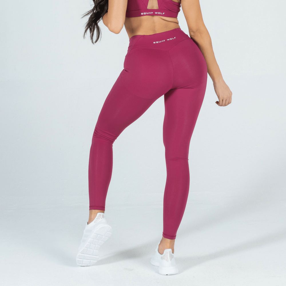 Athena Leggings - Deep Fuchsia