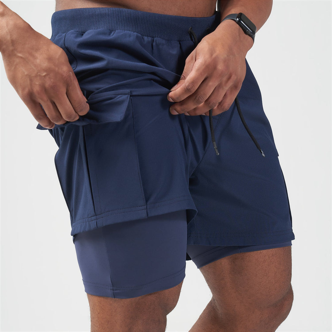 squatwolf-gym-wear-code-cargo-shorts-blue-iris-workout-short-for-men