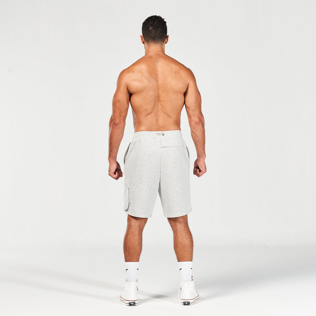 squatwolf-gym-wear-golden-era-new-gen-jogger-shorts-lt-grey-marl-workout-short-for-men