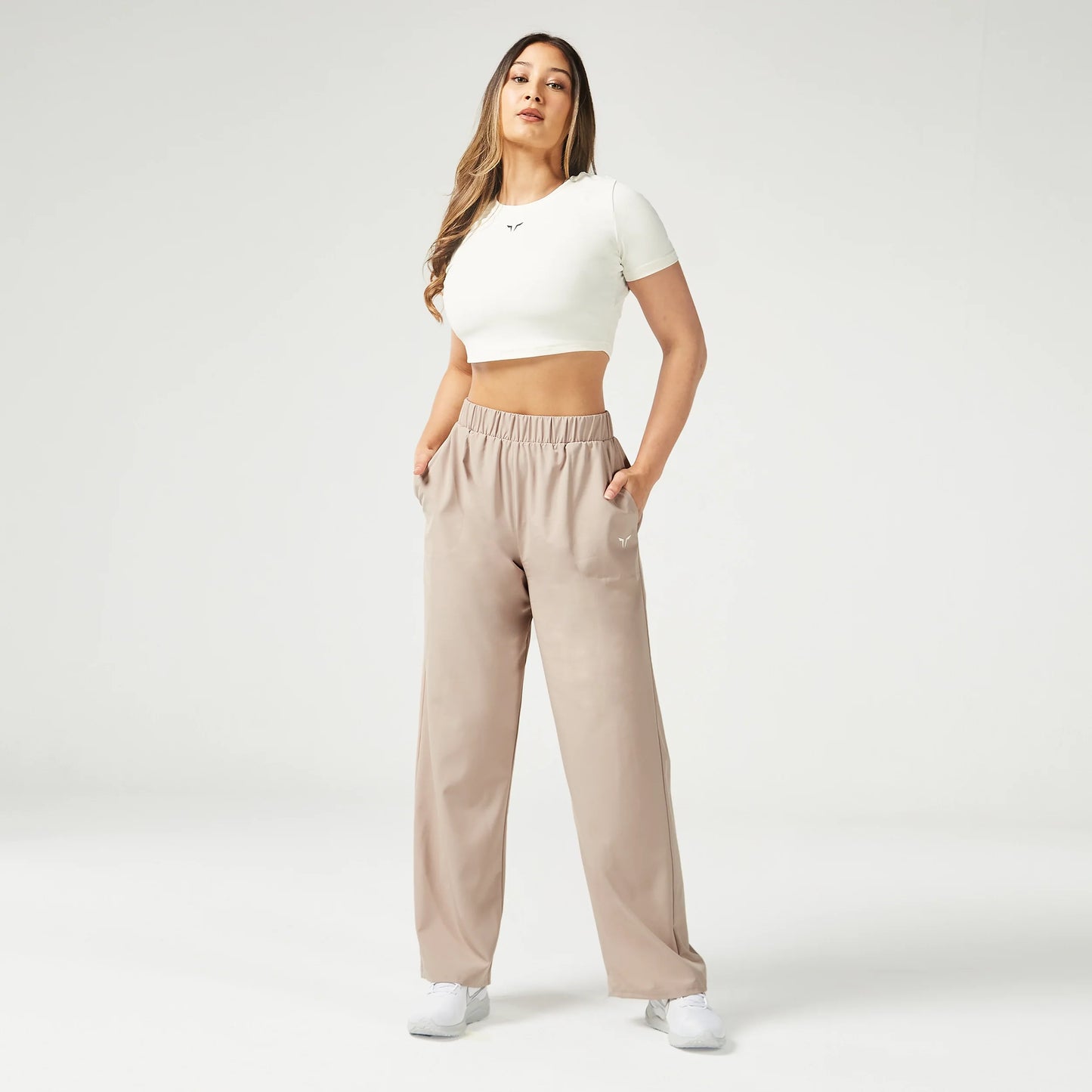 Essential Cropped T-shirt - Pearl White