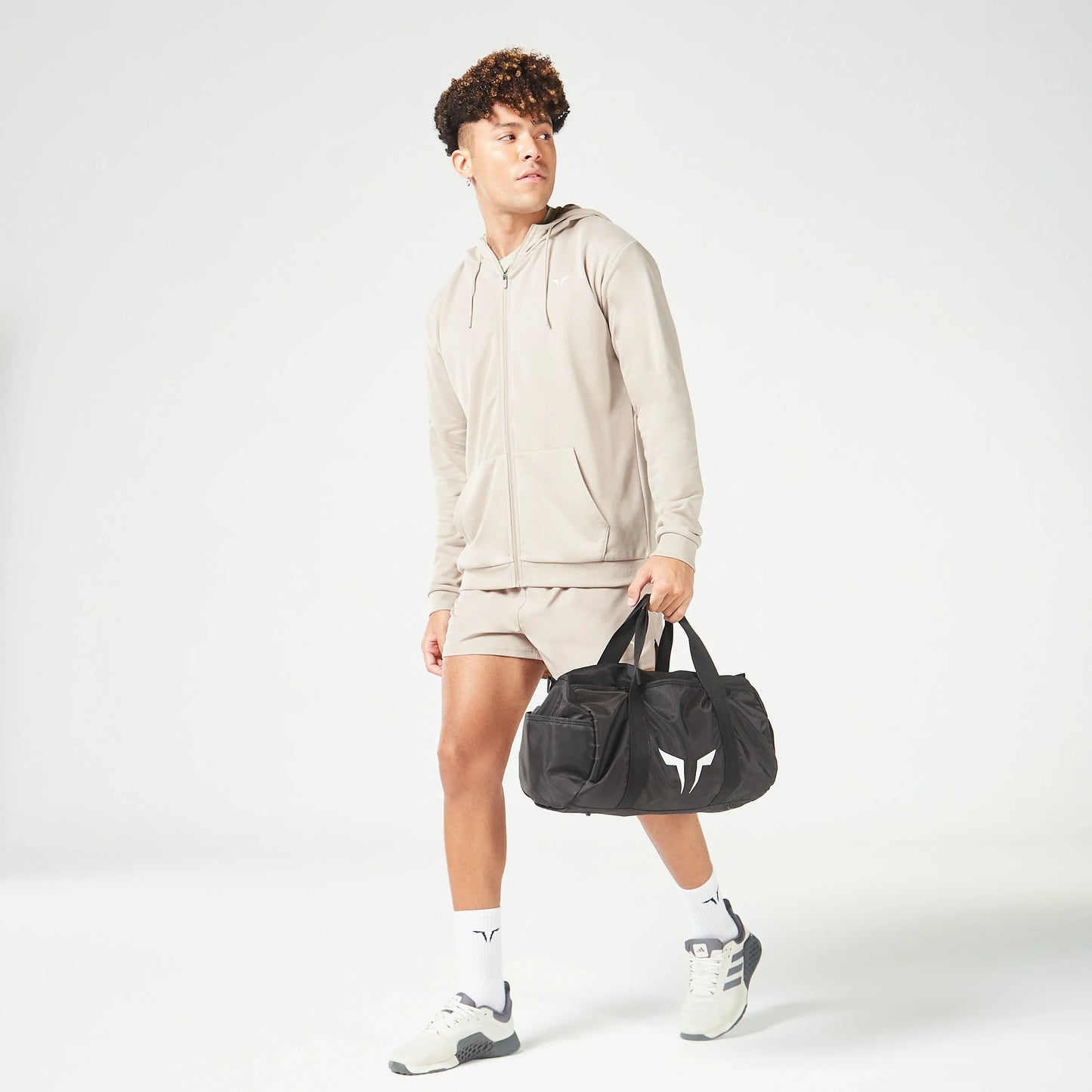 Essential Zipped Hoodie - Cobblestone