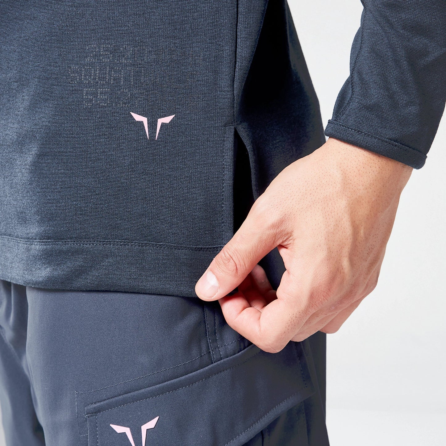 Code Urban Henley T-shirt - Blue Nights