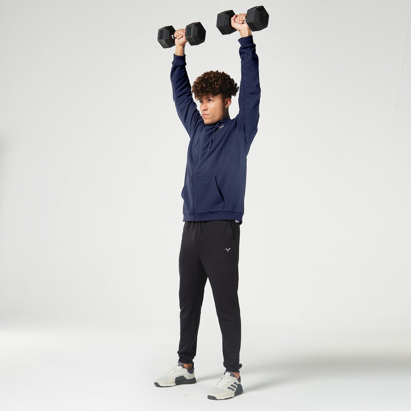 Essential Zipped Hoodie - Navy