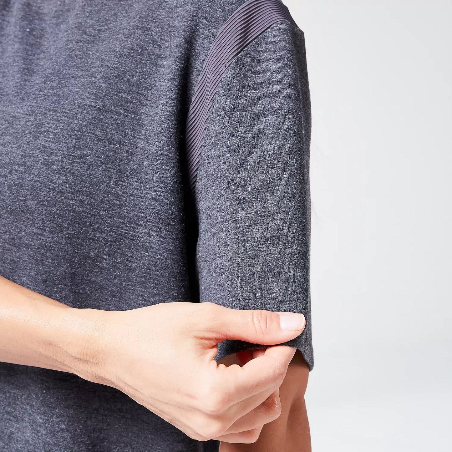 Code Oversized Drip T-shirt - Black Marl