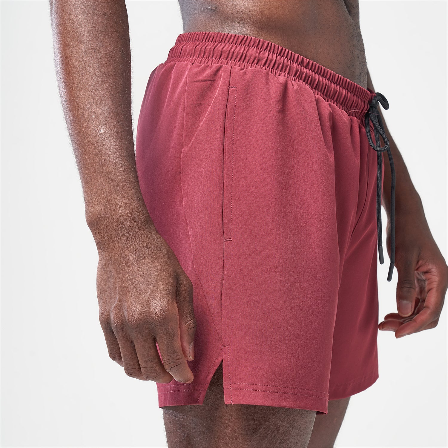 squatwolf-gym-wear-essential-gym-5-inch-shorts-burgundy-workout-short-for-men