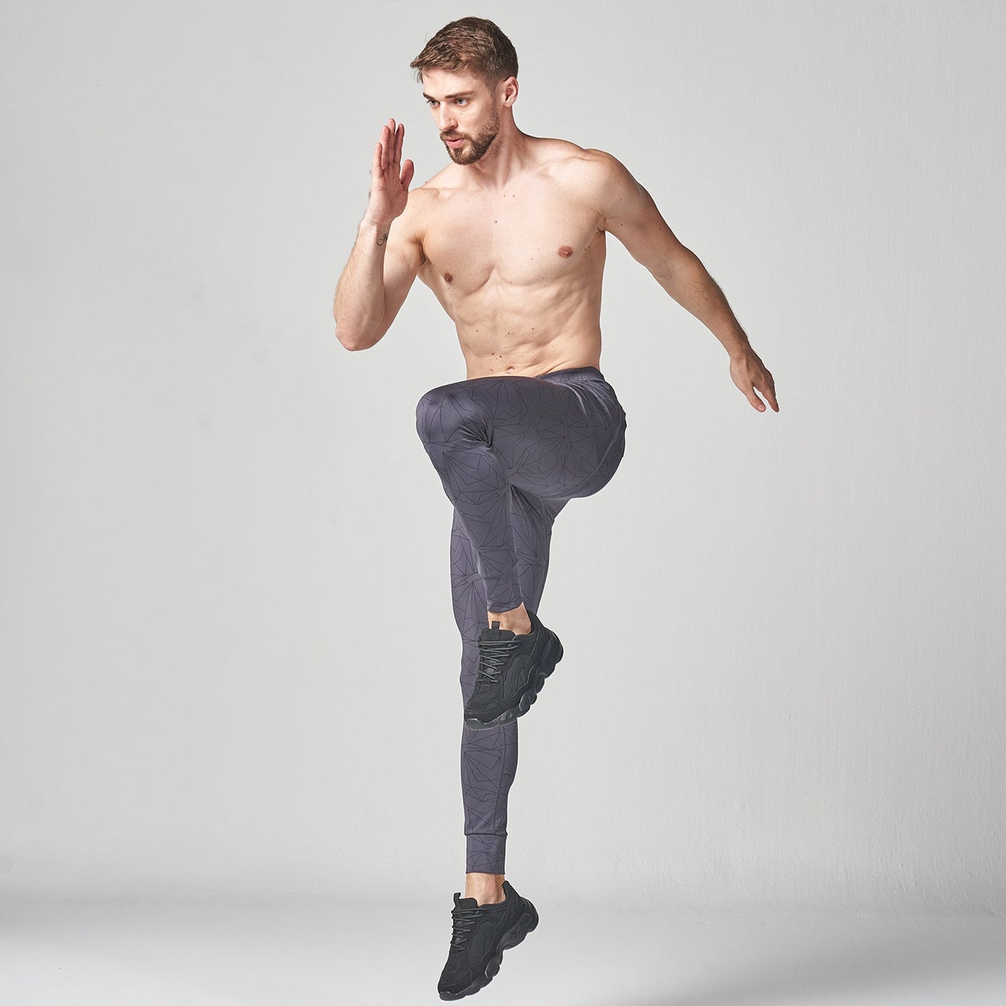 squatwolf-gym-wear-lab360-printed-impact-tights-black-workout leggings/tights-for-men