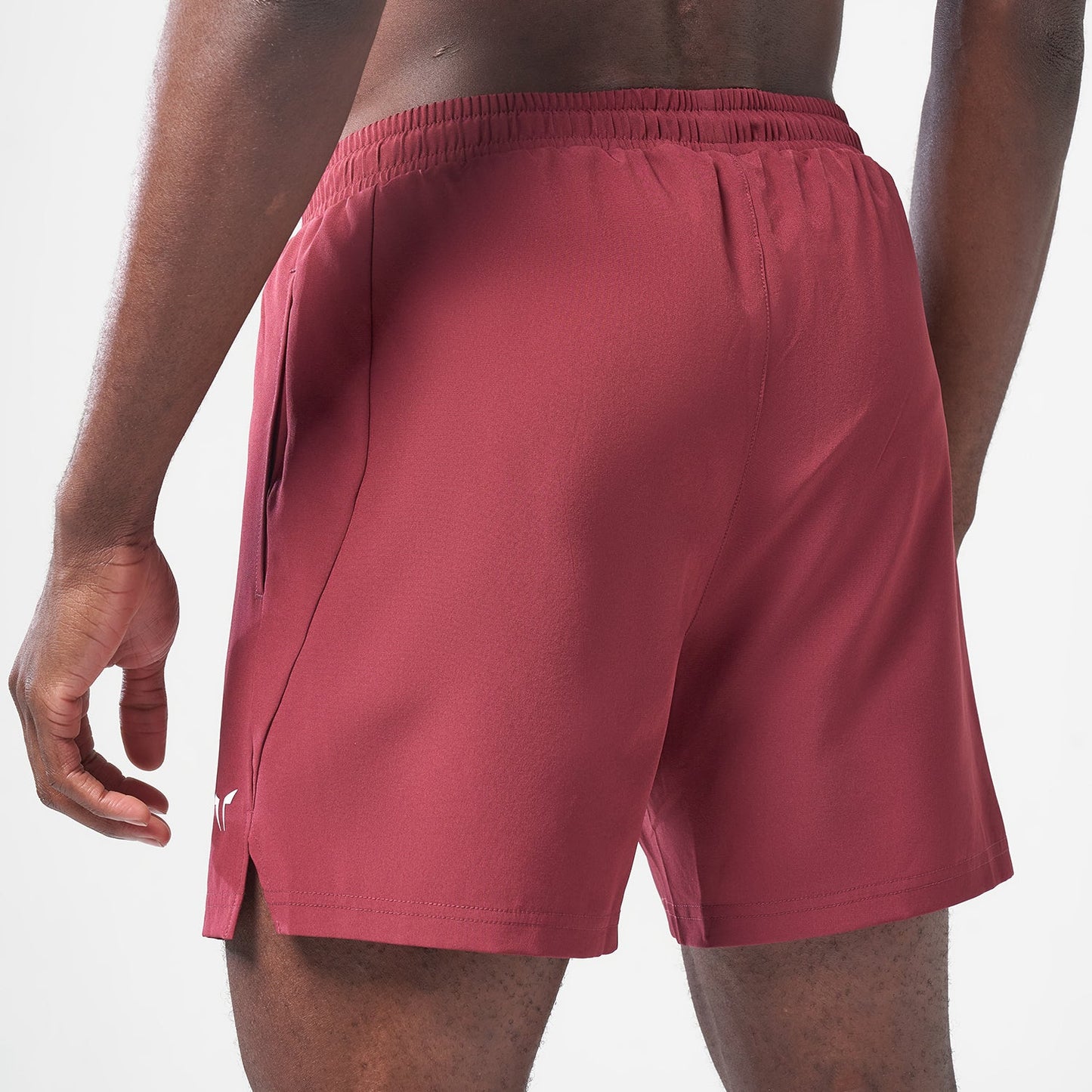 squatwolf-gym-wear-essential-gym-5-inch-shorts-burgundy-workout-short-for-men
