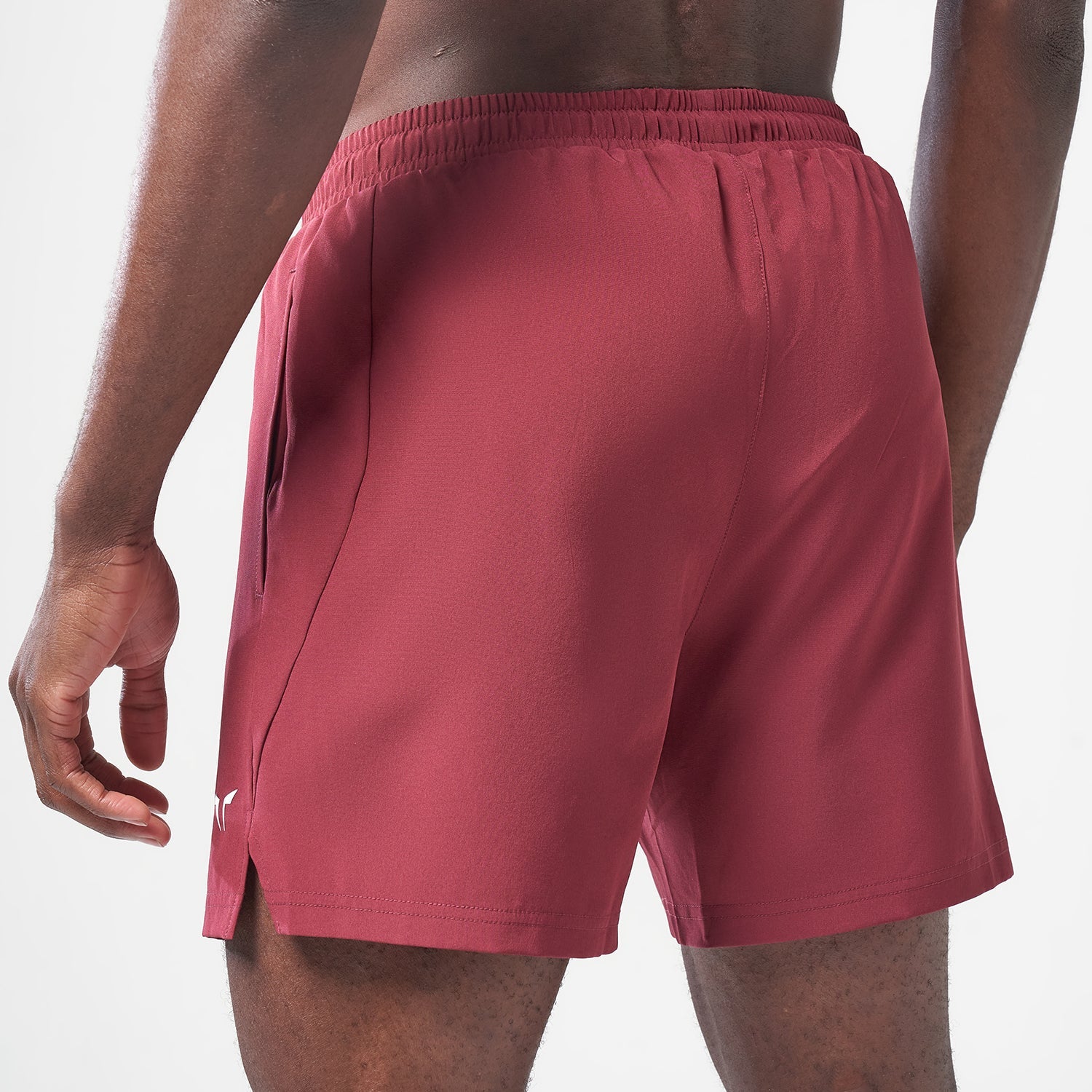 squatwolf-gym-wear-essential-gym-5-inch-shorts-burgundy-workout-short-for-men