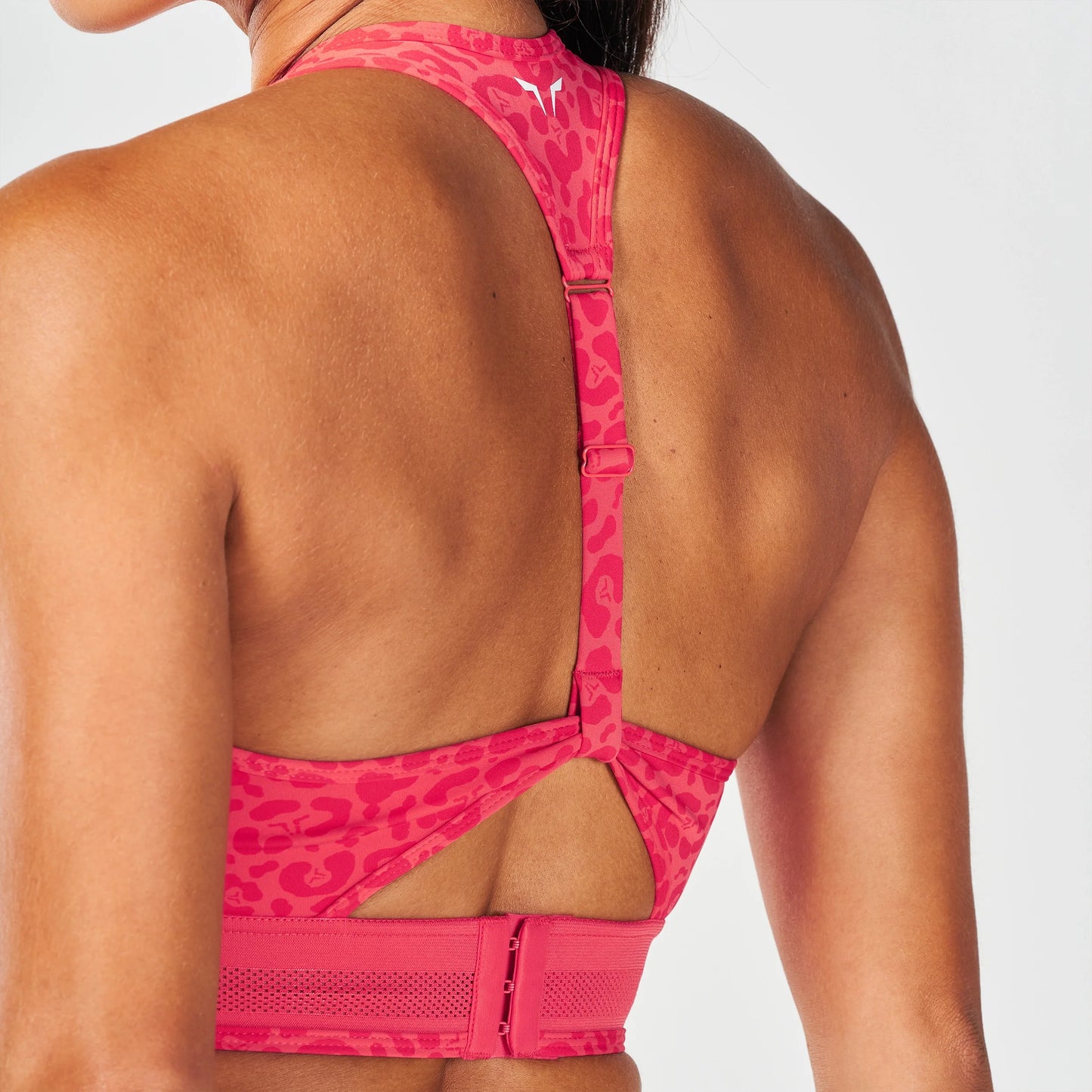 Untamed Zip Up Bra - Cayenne Print