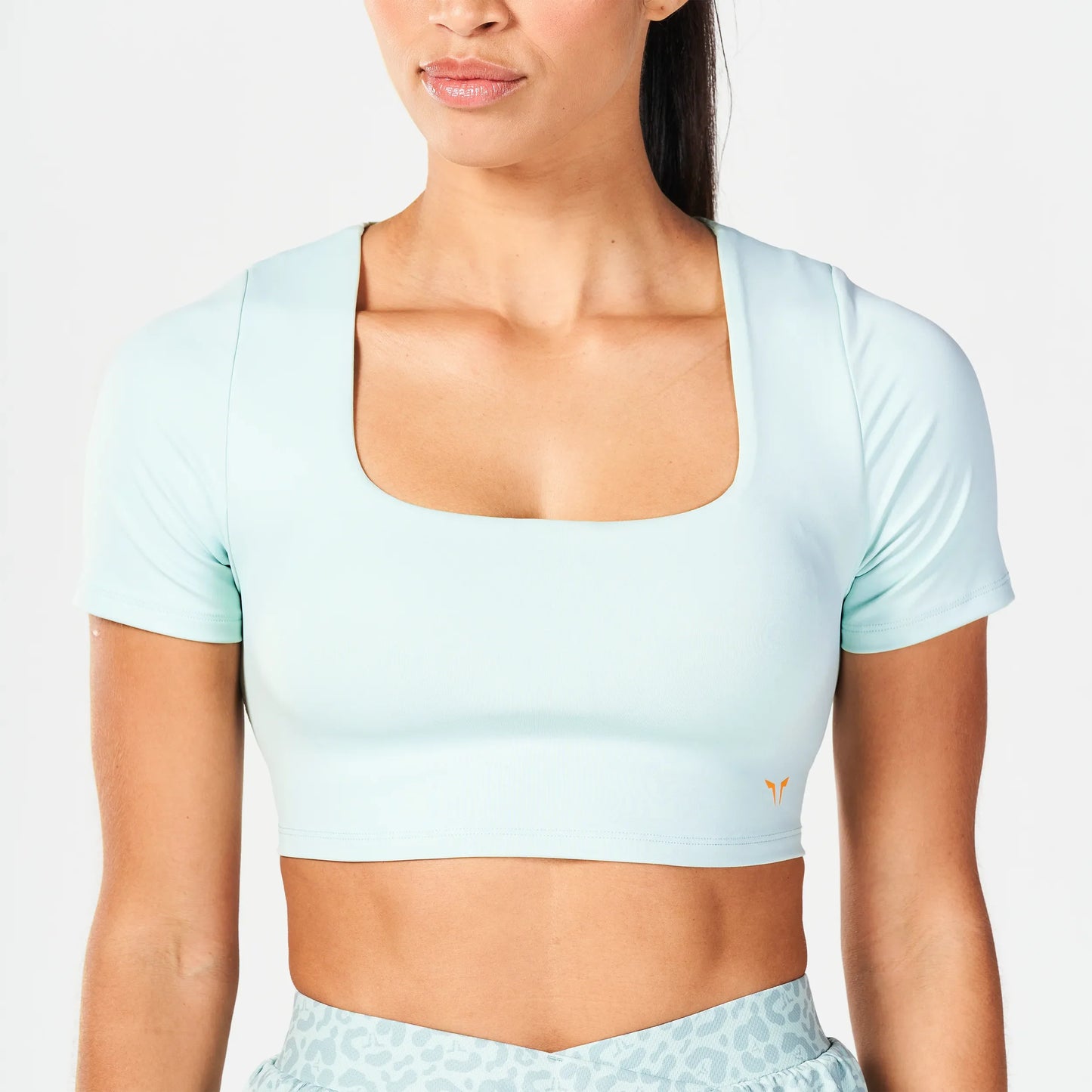 High Impact Built-In Bra Top - Surf Spray