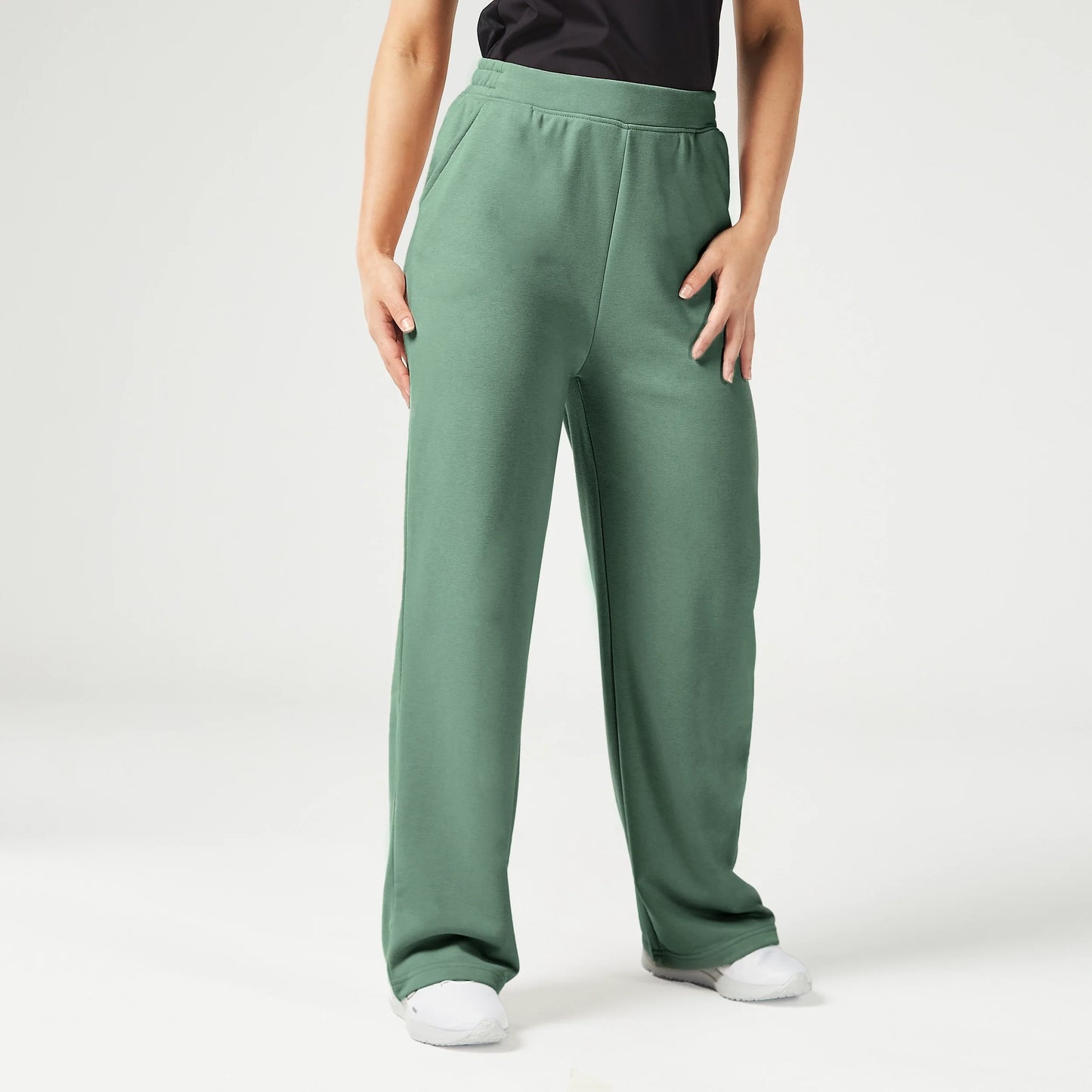 Essential Straight Leg Joggers - Dark Forest