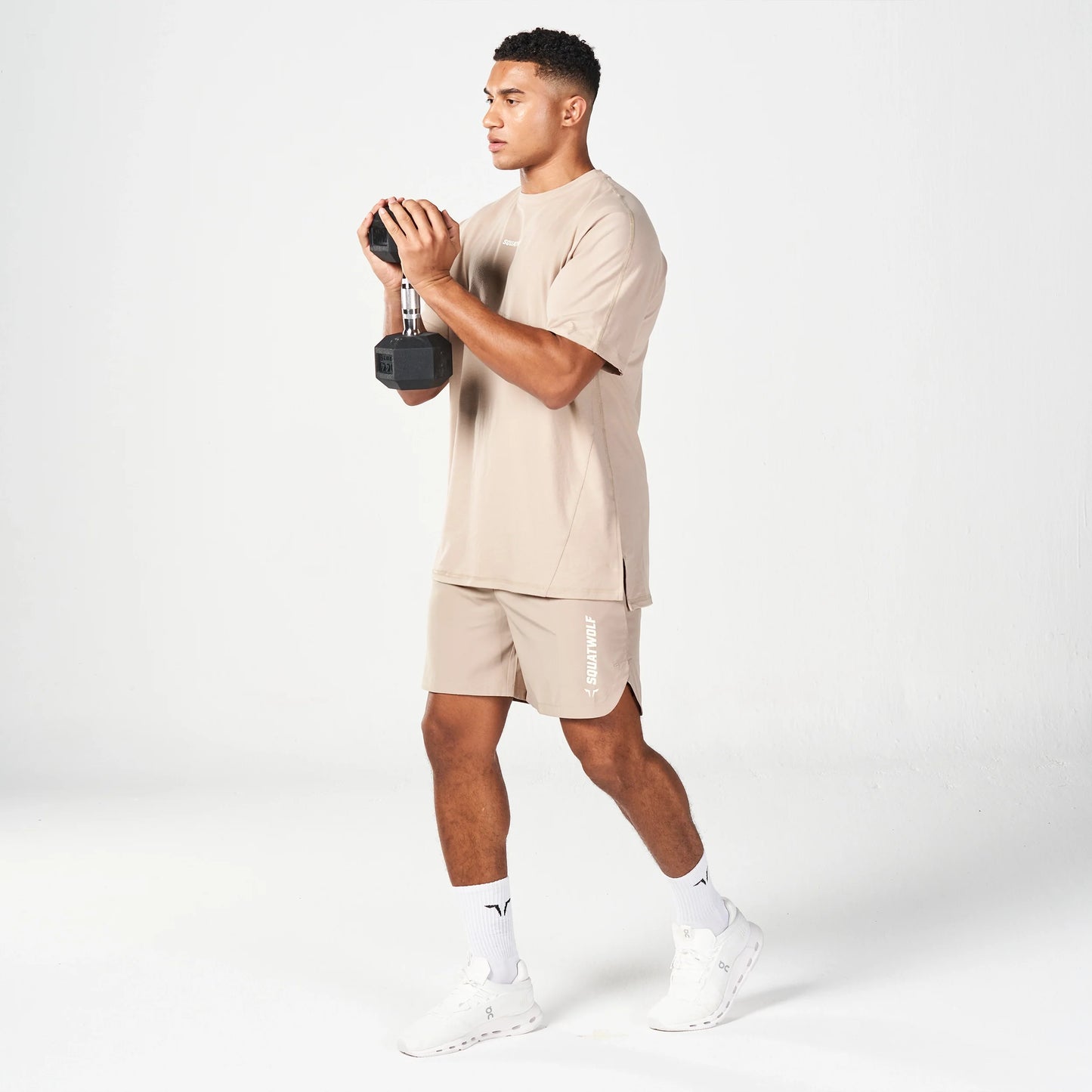 تيشيرت بامب كوفر فضفاض - ترابي