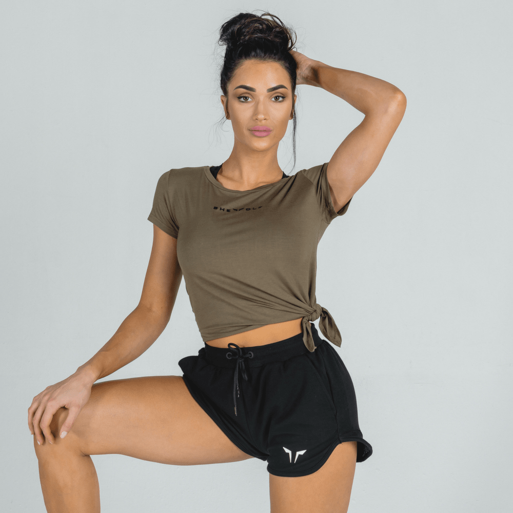 squatwolf-gym-t-shirts-for-women-she-wolf-crop-top-olive-workout-clothes