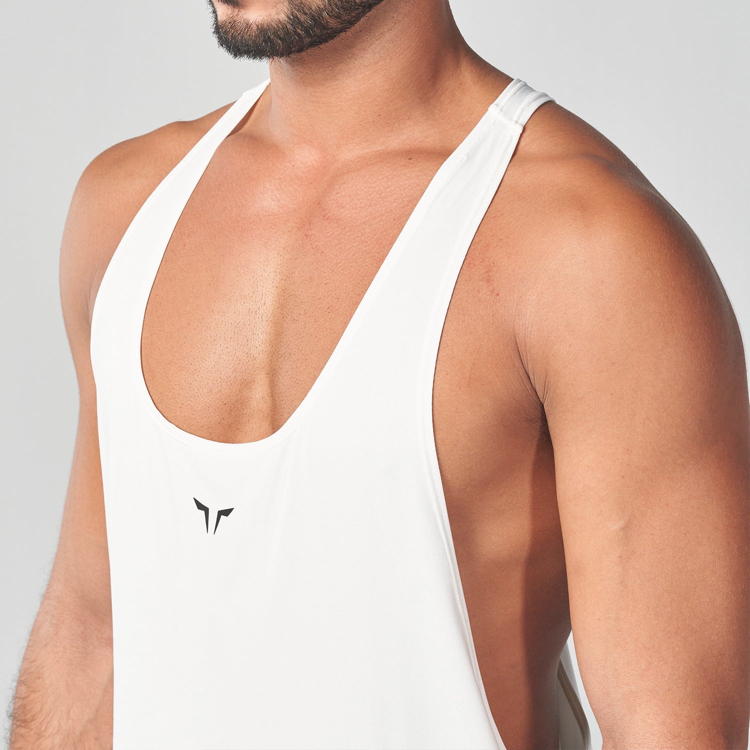 squatwolf-gym-wear-hype-tank-white-with-black-panel-stringer-vests-for-men