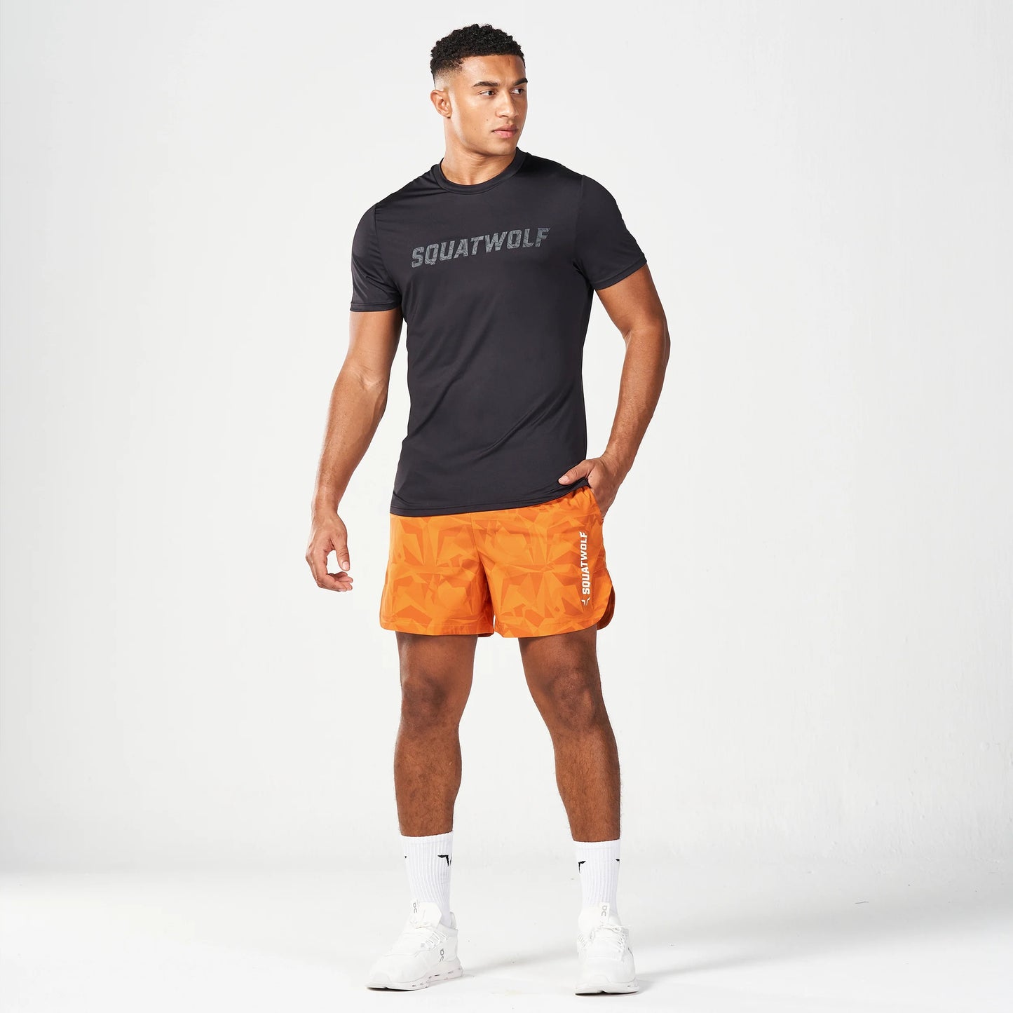 Warrior 5" Shorts 2.0 - Persimmon Orange Dot Camo