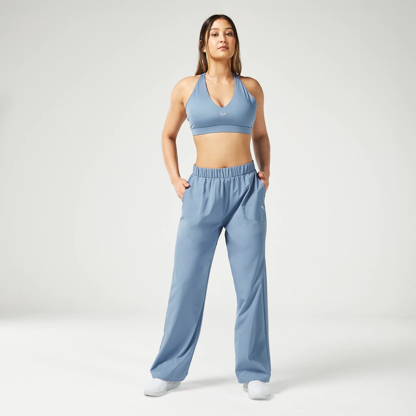 ايسينشال بنطلون رياضة مريح - أزرق